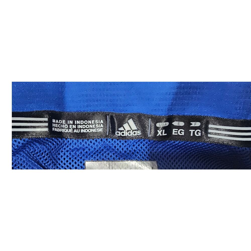 Adidas Windbreaker Jacket, Team, Mesh Lined, Blue White, Womens  Sz XL - Picture 4 of 8